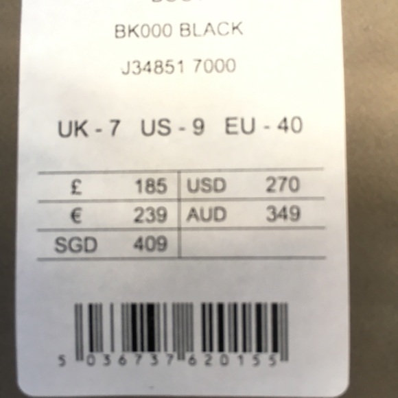 FLASH SALE! Jigsaw black leather buckle boots - Picture 8 of 8